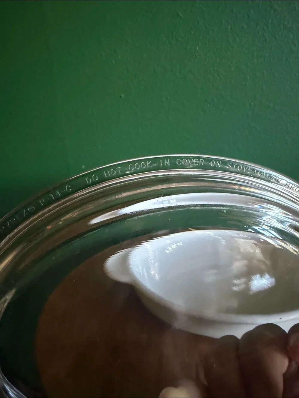 Pyrex Visions mini Casserole Dish V-14-B in White w/ Lid